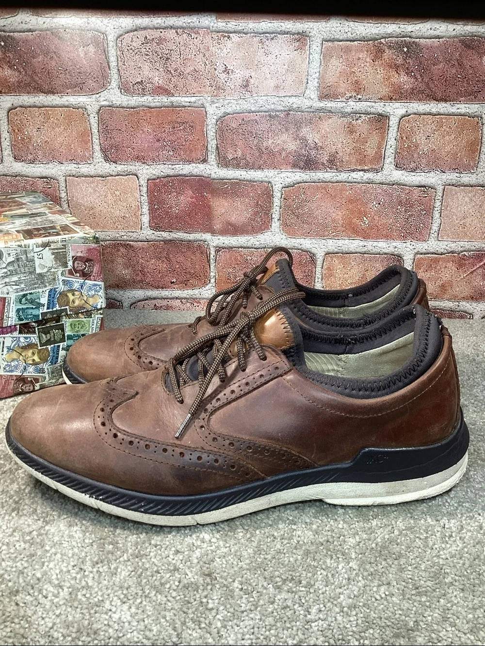 Johnston & Murphy XC4 Lancer men’s wingtip oxfords size 9